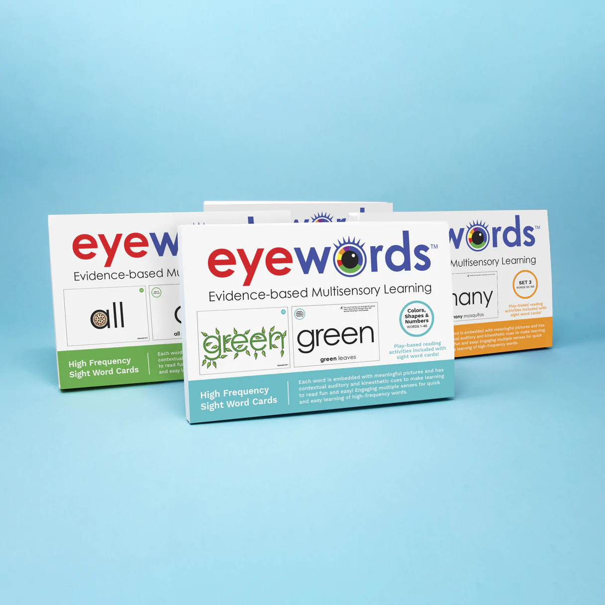 Multisensory Sight Word Cards Bundle Sets #1-3 and Colors, Shapes & Numbers .webp