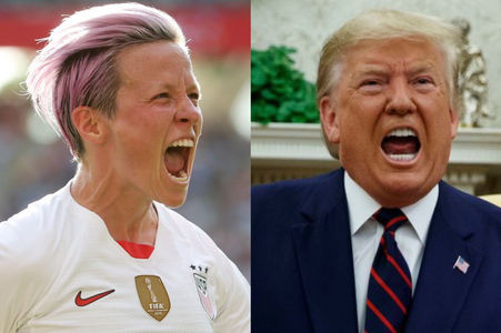 TRUMP-RAPINOE. IL TWEET DEL PRESIDENTE