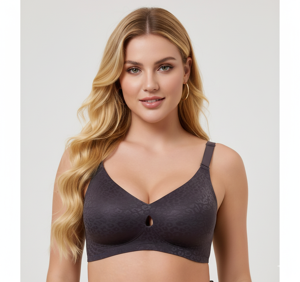 Thumbnail: Wireless Seamless T-Shirt Bra for Women–Full Coverage Comfort Bralette,