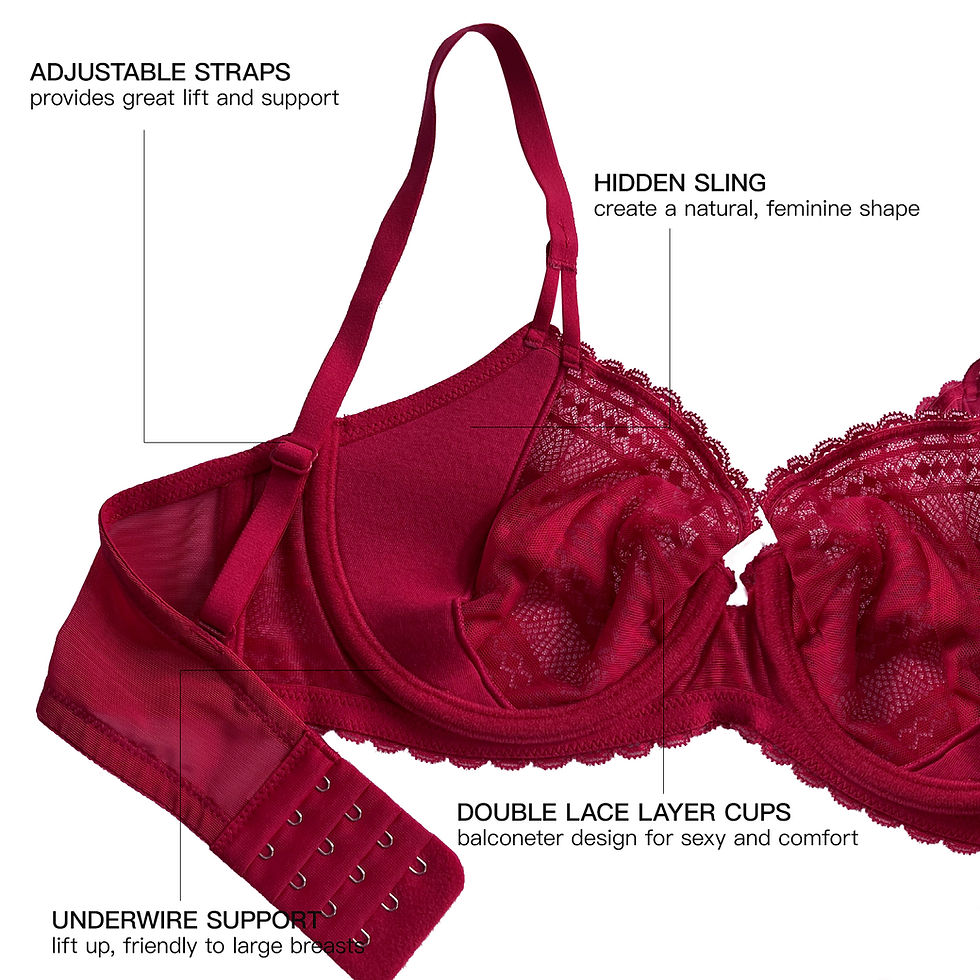 Thumbnail: Minimizer Bras for Women Full Coverage Underwire Bras Pl