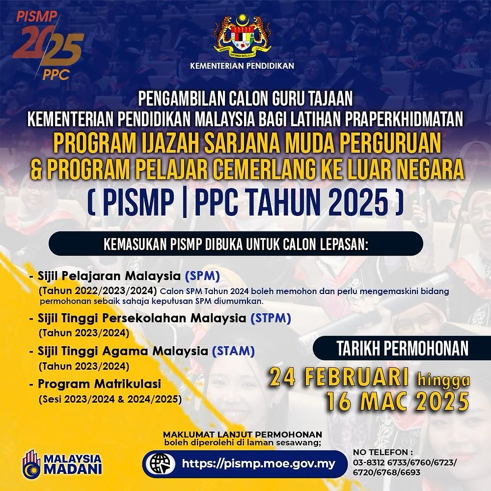 Permohonan guru PISMP KPM IPG