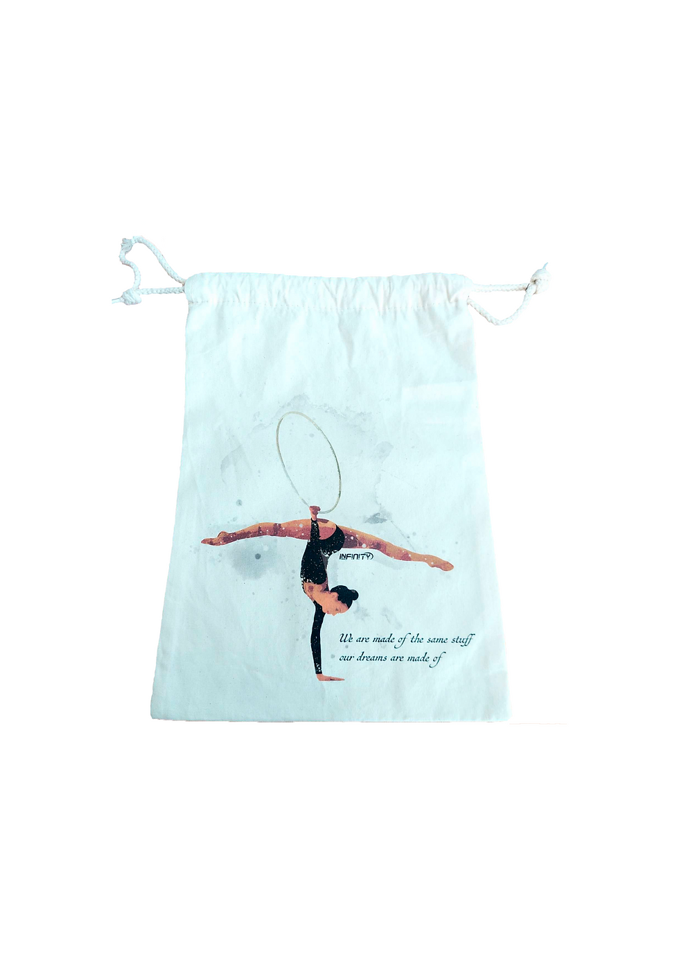 Thumbnail: Sacca bianca ginnasta-body blu