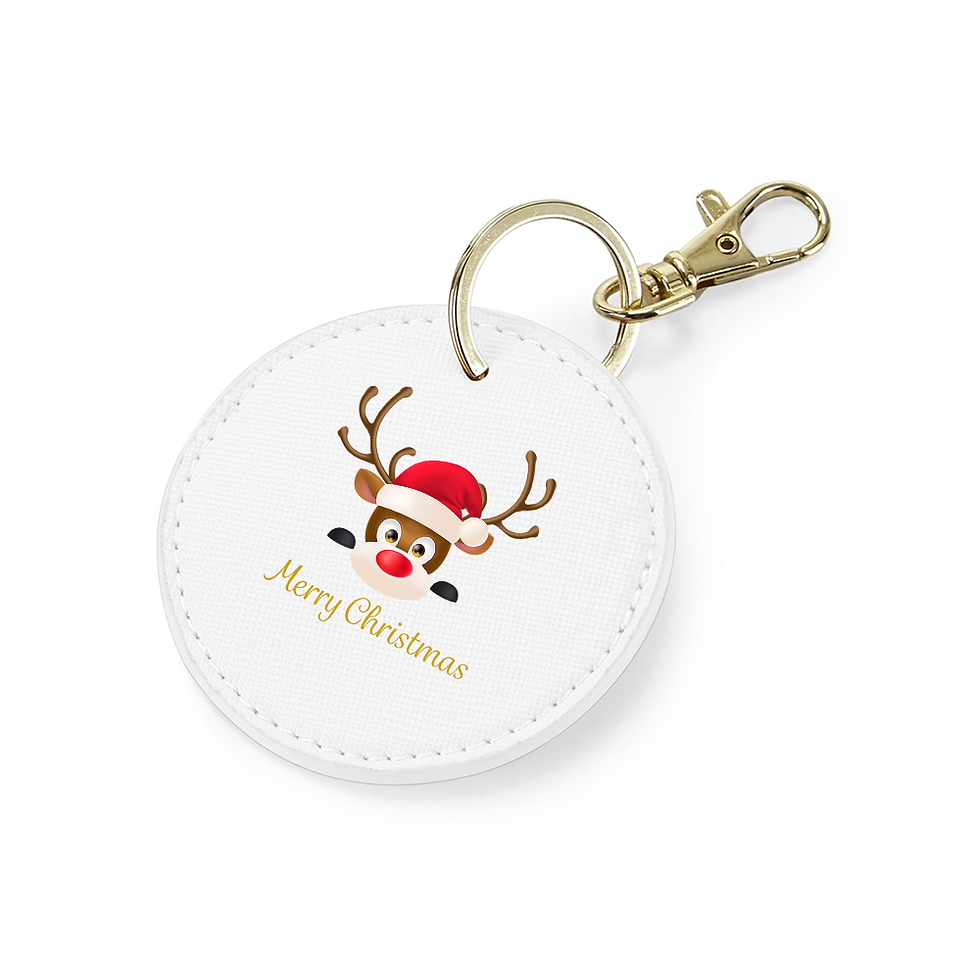 portachiavi con grafica natalizia