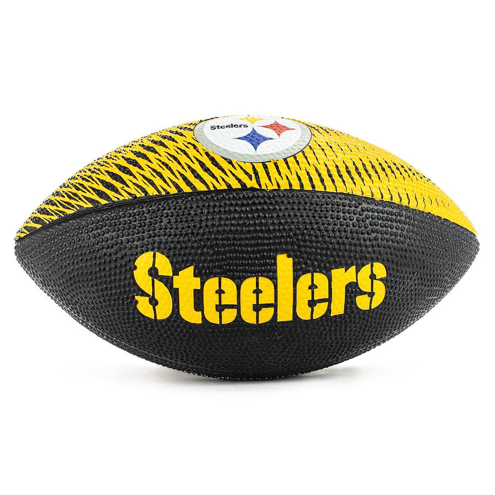 Miniatura: Pallone Wilson NFL con logo Pittsburgh Steelers