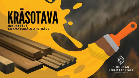 Atvērta Jauna Kokmateriālu Industriālā Krāsotava Siguldā