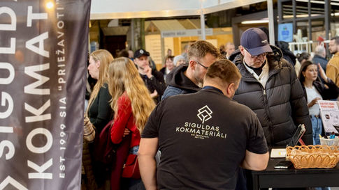 Koka fasādes dizaini Siguldas Kokmateriāli MĀJA I 2026 izstādē