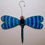 Thumbnail: Dragonfly Ornaments in Sky Blue Cobalt Royal Hand Painted