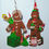 Thumbnail: Gingerbread Girl and Boy Ornaments Hand Painted Wood
