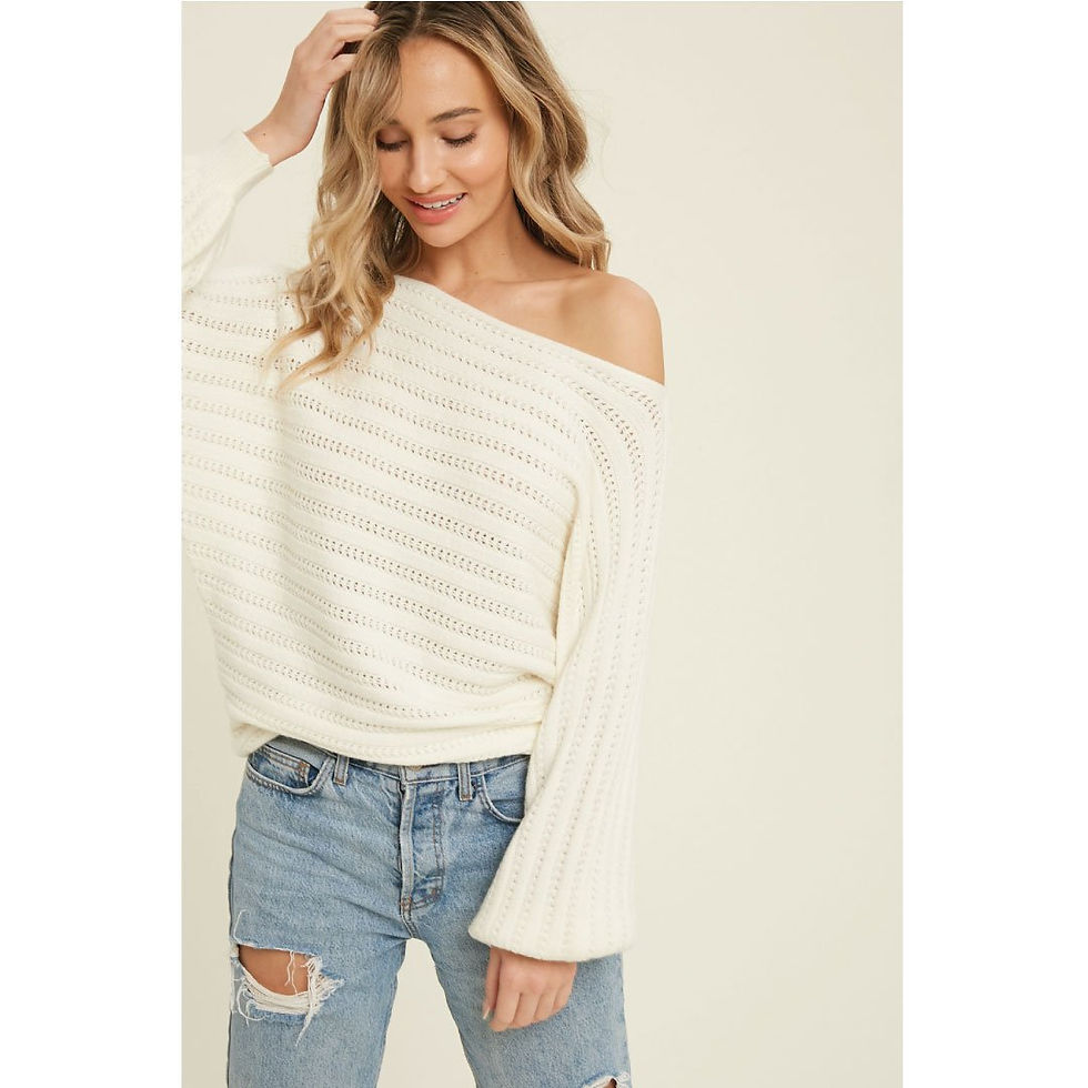 Thumbnail: Textured Pullover Sweater