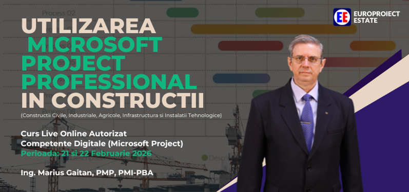 Curs Grafic Gantt - Microsoft Project in Constructii