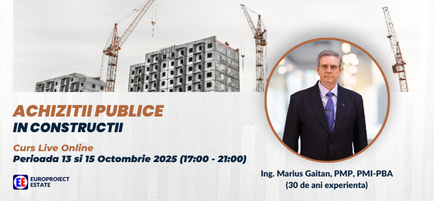Curs Online Achizitii Publice in Constructii - ing. Marius Gaitan