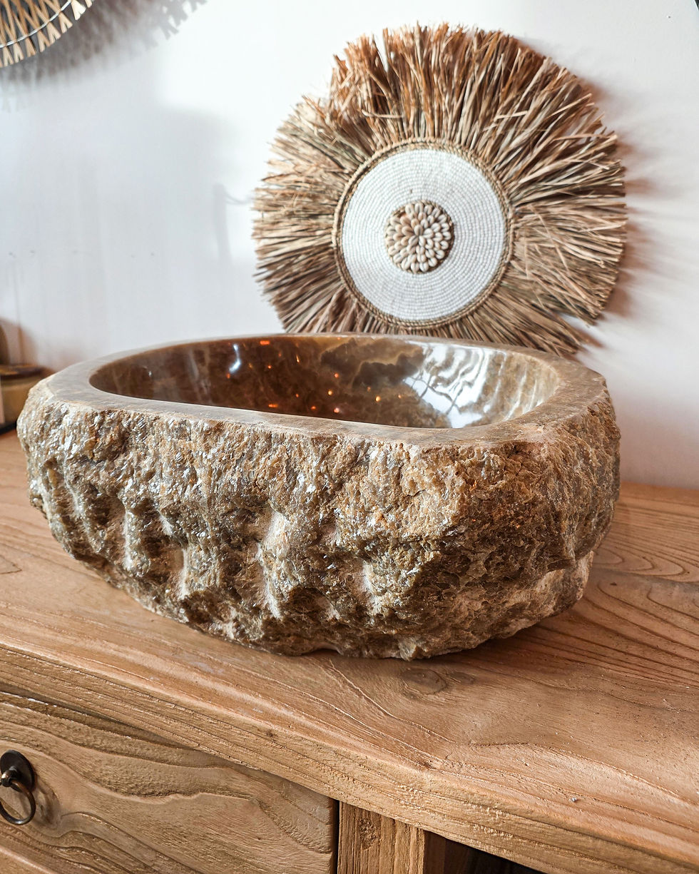 Thumbnail: Onyx stone sink table top sink Ireland Bathroom interior Dublin trending bathroom design by 7th Element