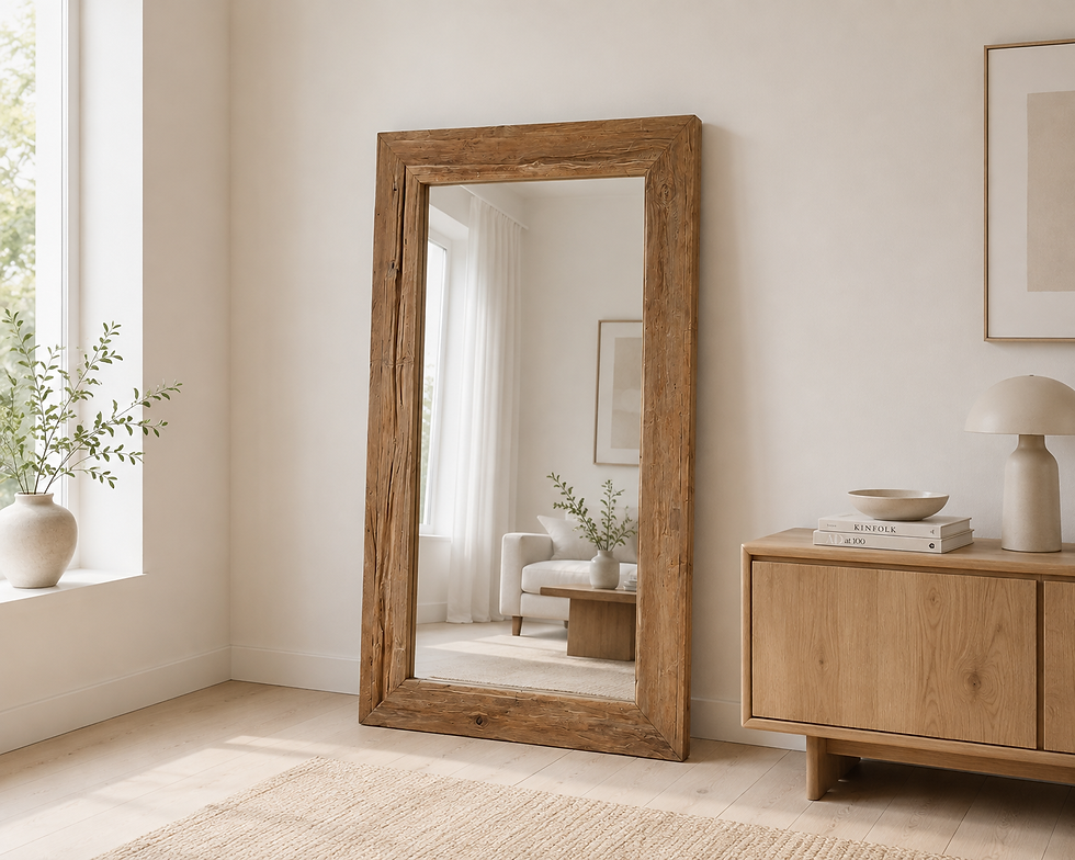 Thumbnail: NEW The Aranya Mirror - Reclaimed Teak Frame Mirrors in different sizes