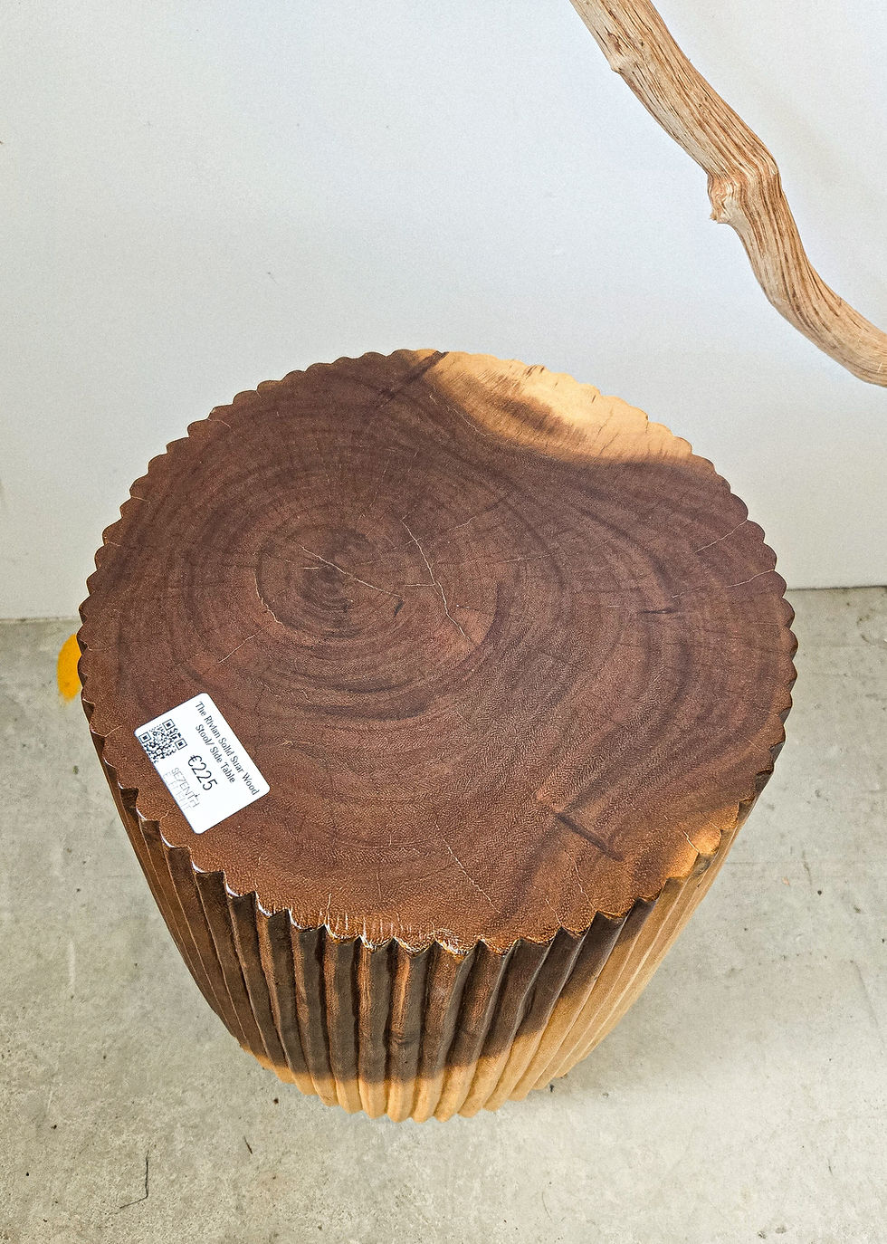 Thumbnail: The Rivian Solid Suar Wood Stool/ Side Table