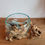 Thumbnail:  Blown Molten Glass on Wood Root Base Terarium/Bowl MGB 001 