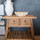 Thumbnail: Wisata Razak Reclaimed Teak 2 Drawers Console table with shelf