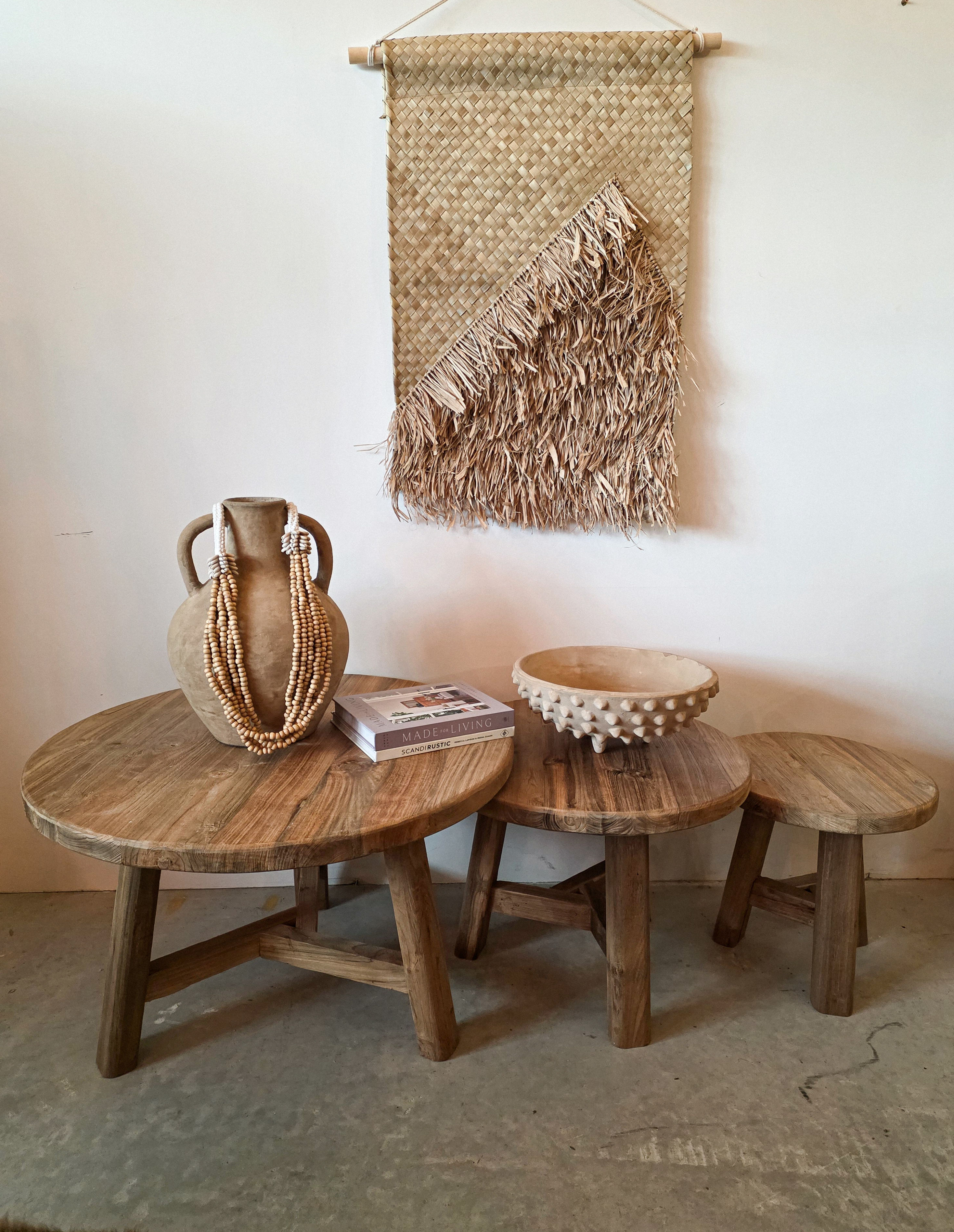 Nusa Recycled Teak Coffee Table rustic decor 7th Element Ireland Dublin Cork Galway Wexford Irish interior trends