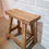 Thumbnail: Satori Reclaimed Teak Counter Stool 7th Element irish kitchen interior bath stool Ireland Dublin Cork interiors