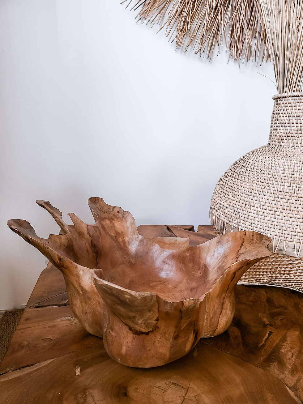 Thumbnail: Teakroot Wood Bowl