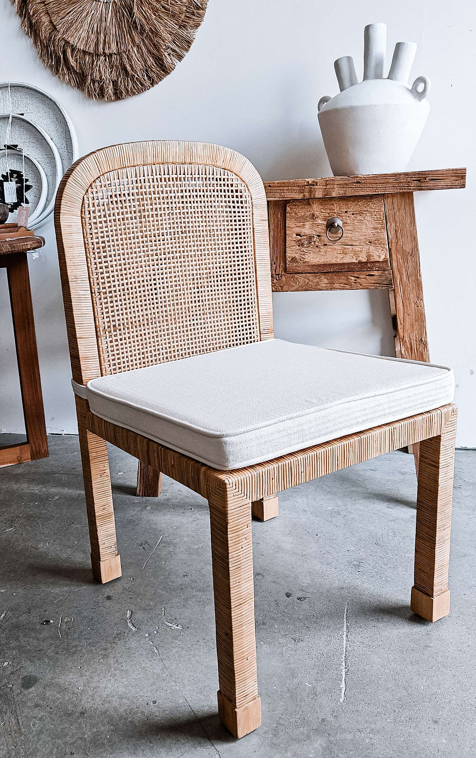 Thumbnail: Dai rattan dining chair