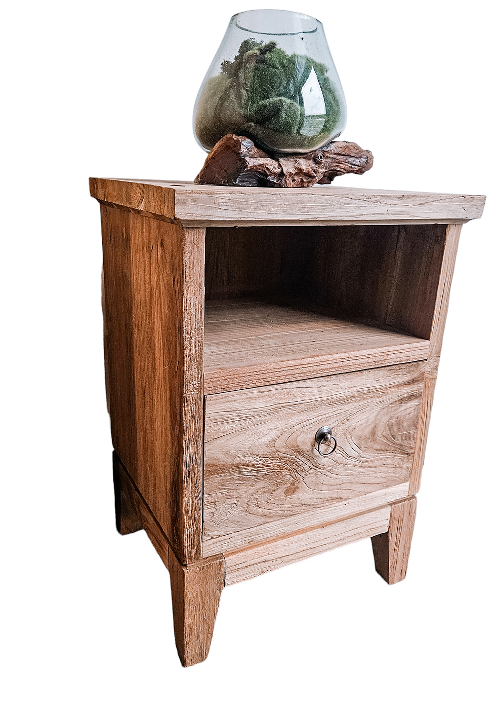 Thumbnail: Razak Recycled Teak Bed Side table