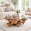 Thumbnail: The Gaia Teak Root Coffee Table