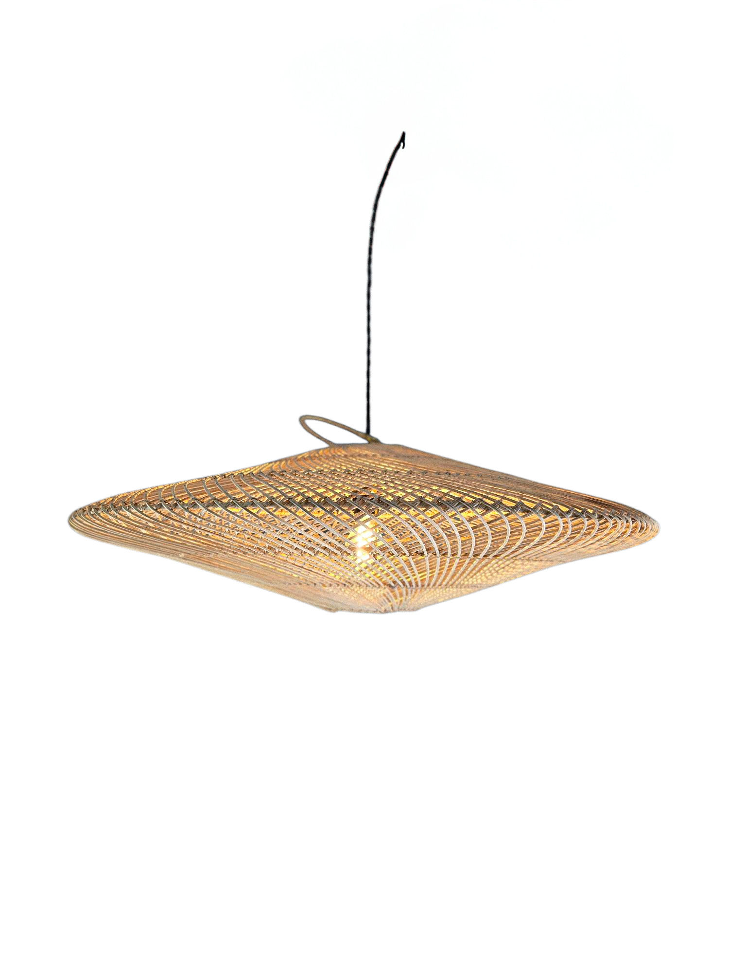 SORA Rattan Pendant Lampshade – Handwoven Elegance in 3 Sizes