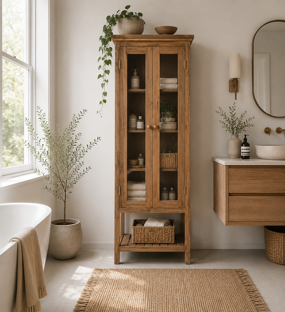 Thumbnail: ClearView Recycled Teak Bathroom Cabinet