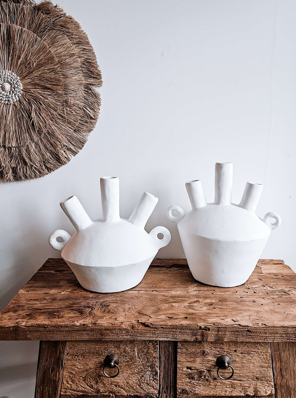 Thumbnail: Three Neck Ceramic Vase 