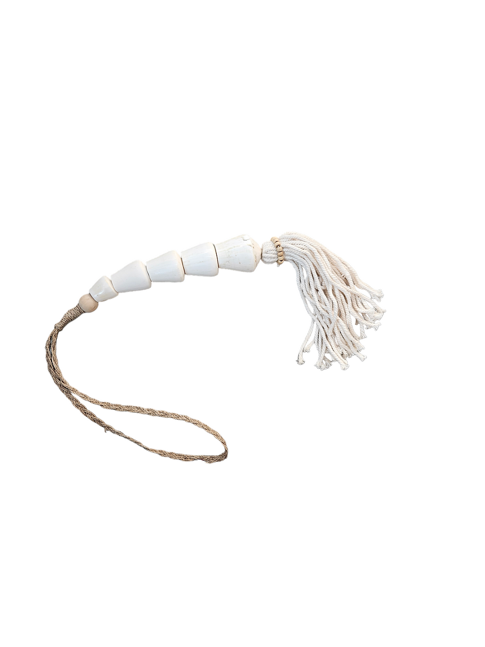 Thumbnail: Seagrass, cotton and 5 big shells decor tassel