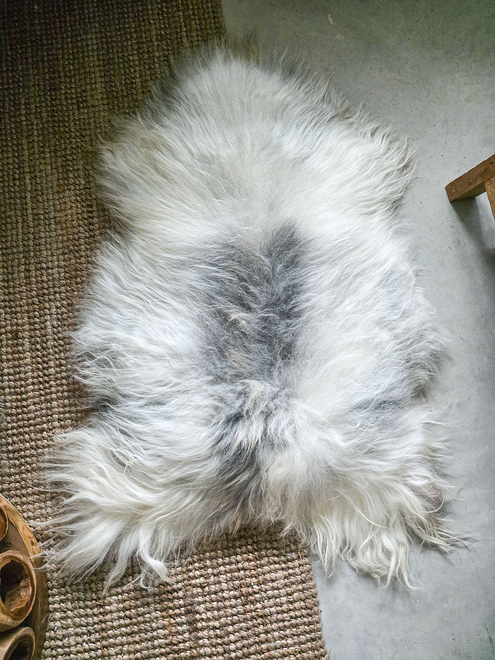 Thumbnail: Salt and Pepper Icelandic Sheepskin Nordic Design 7th Element Living Irish Interior design trends Dublin Cork Galway