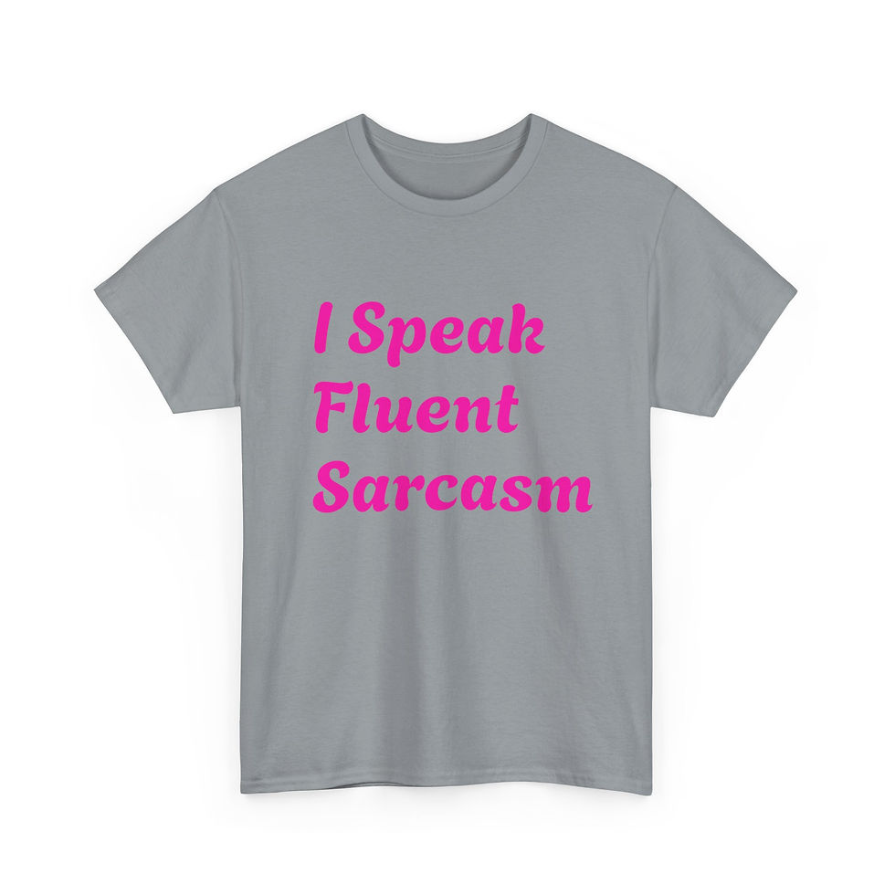 Thumbnail: Sarcasm Tee - Pink Eye Catching Unisex Shirt