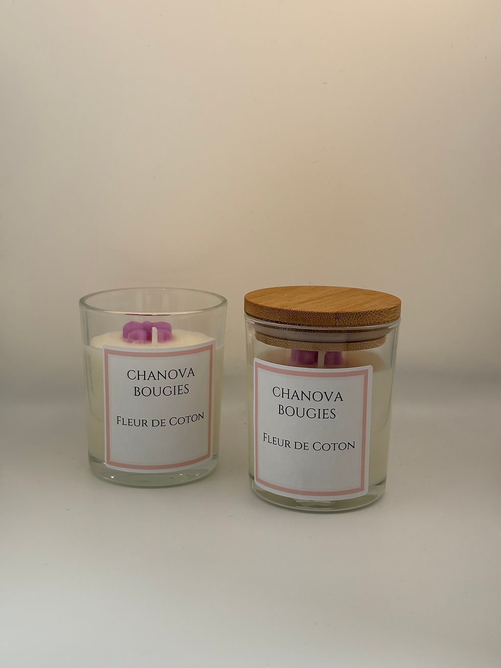 Miniature : Bougie Shabby - Senteur Fleur de Coton