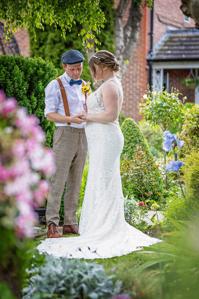 Wedding reception venue near Rossett with countryside views