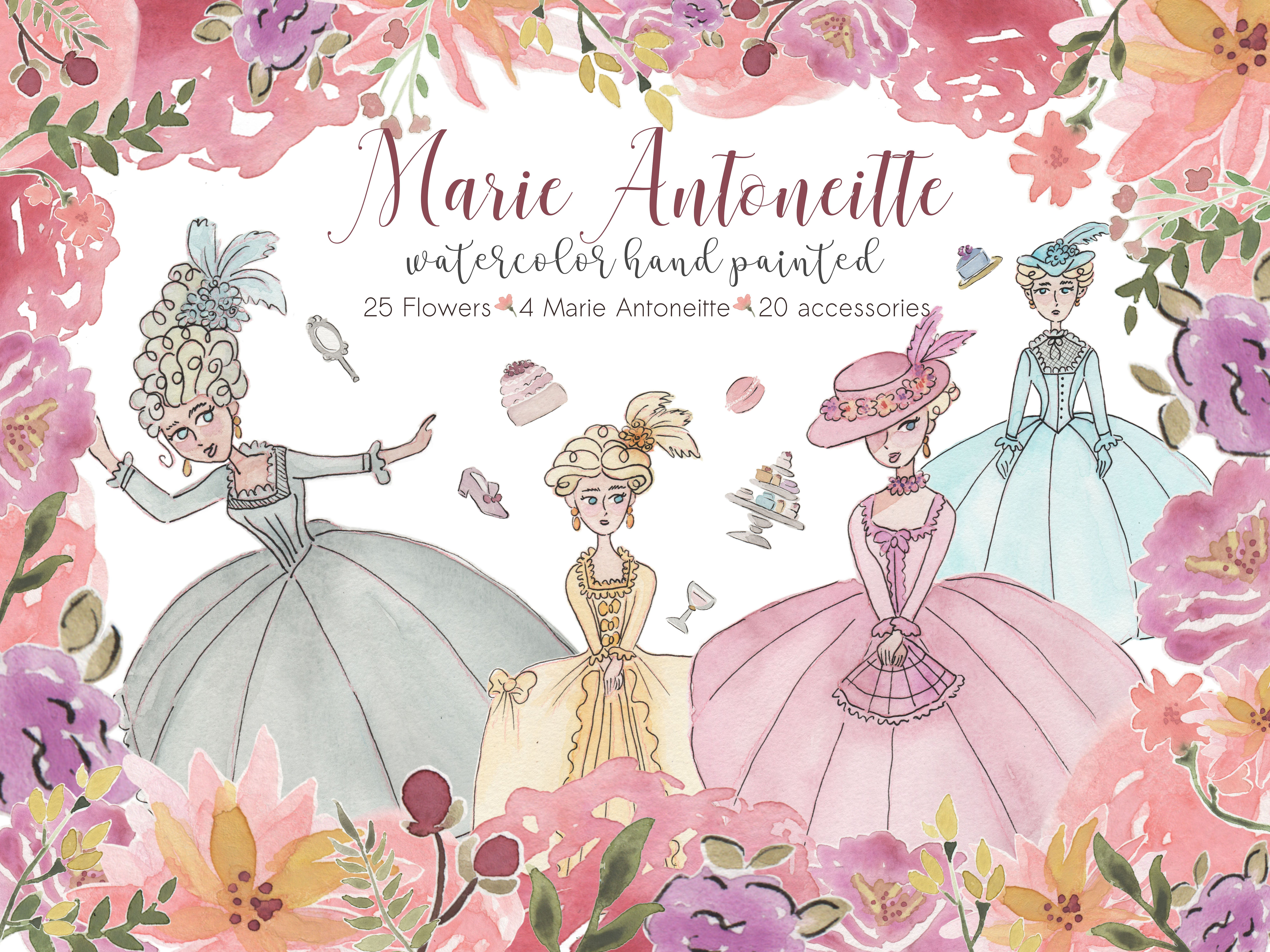 Marie Antoneitte Watercolor