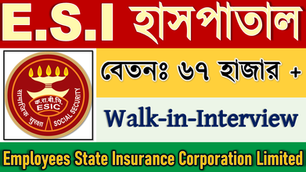 👉 E.S.I. Hospital Recruitment 2023 for 47+ Vacancies | ONLINE / Offline INTERVIEW