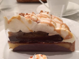 キャラメルチョコバナナタルト♥