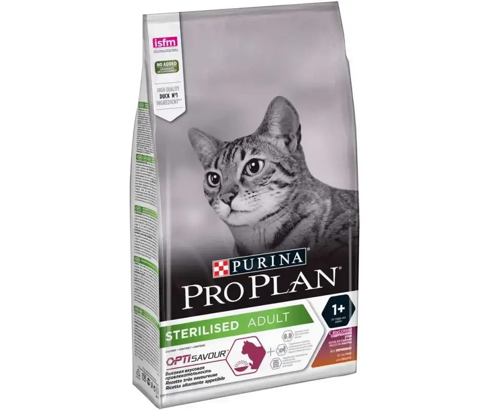 PURINA PRO PLAN Sterilised Duck & Liver 10 кг