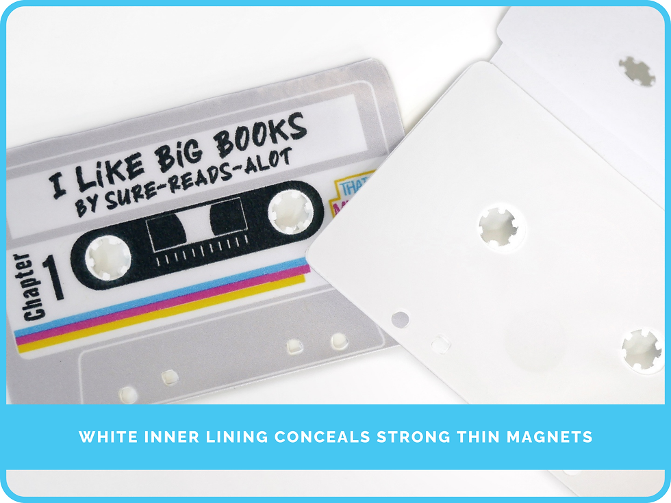 Thumbnail: 80s Hip Hop Cassette Magnetic Bookmark