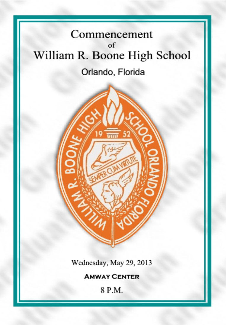 Boone High School 2013 Graduation