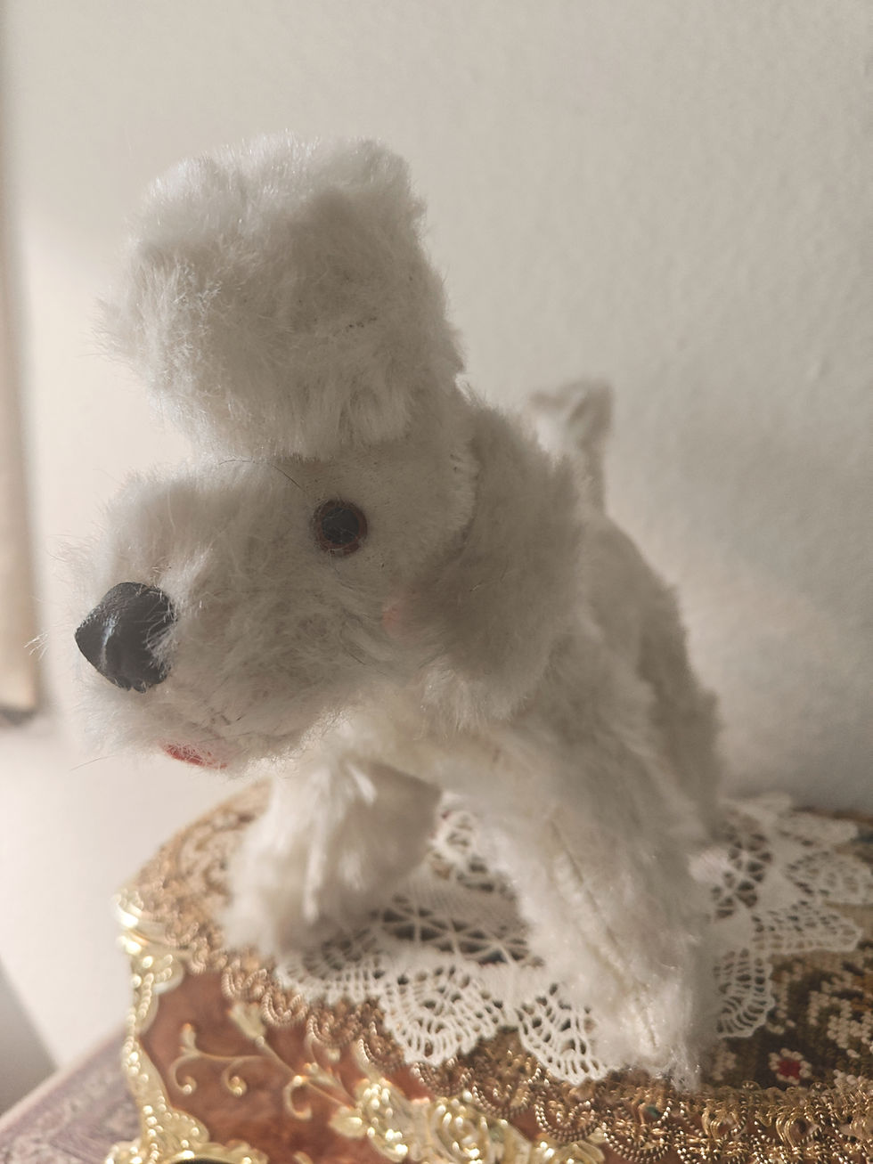 Miniaturbild: Vintage Hunde-Plüschtier