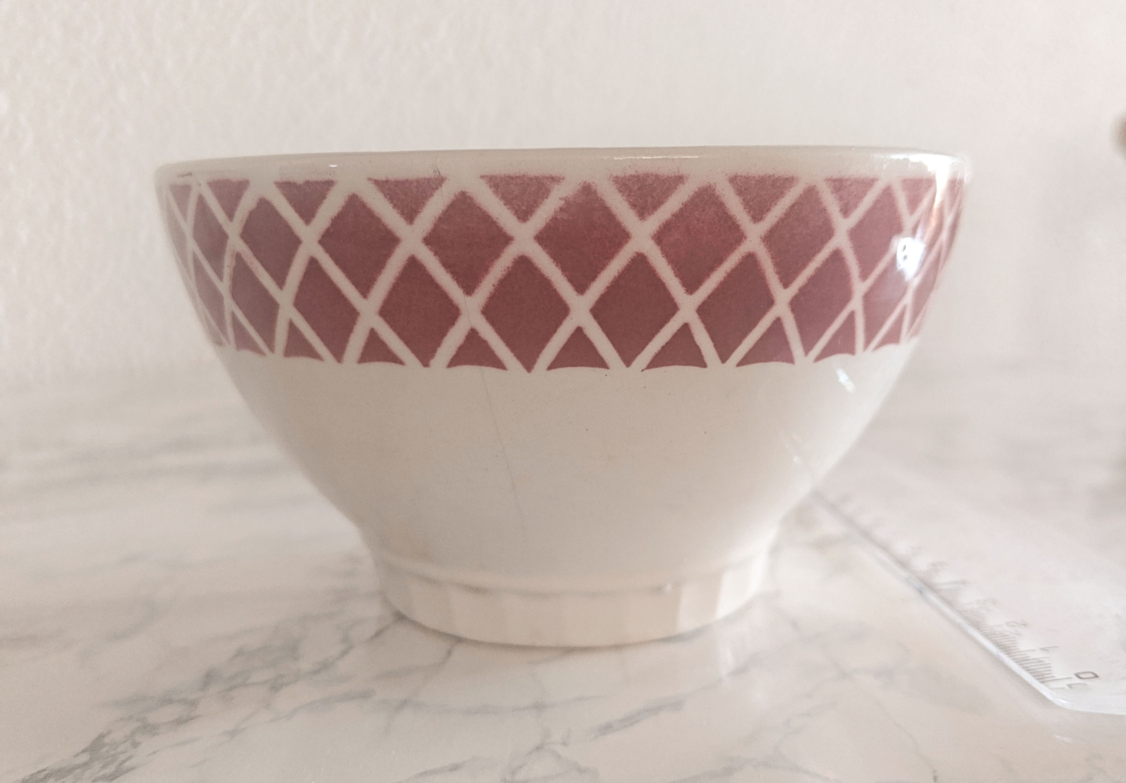 bol café au lait vintage, sans marquage.