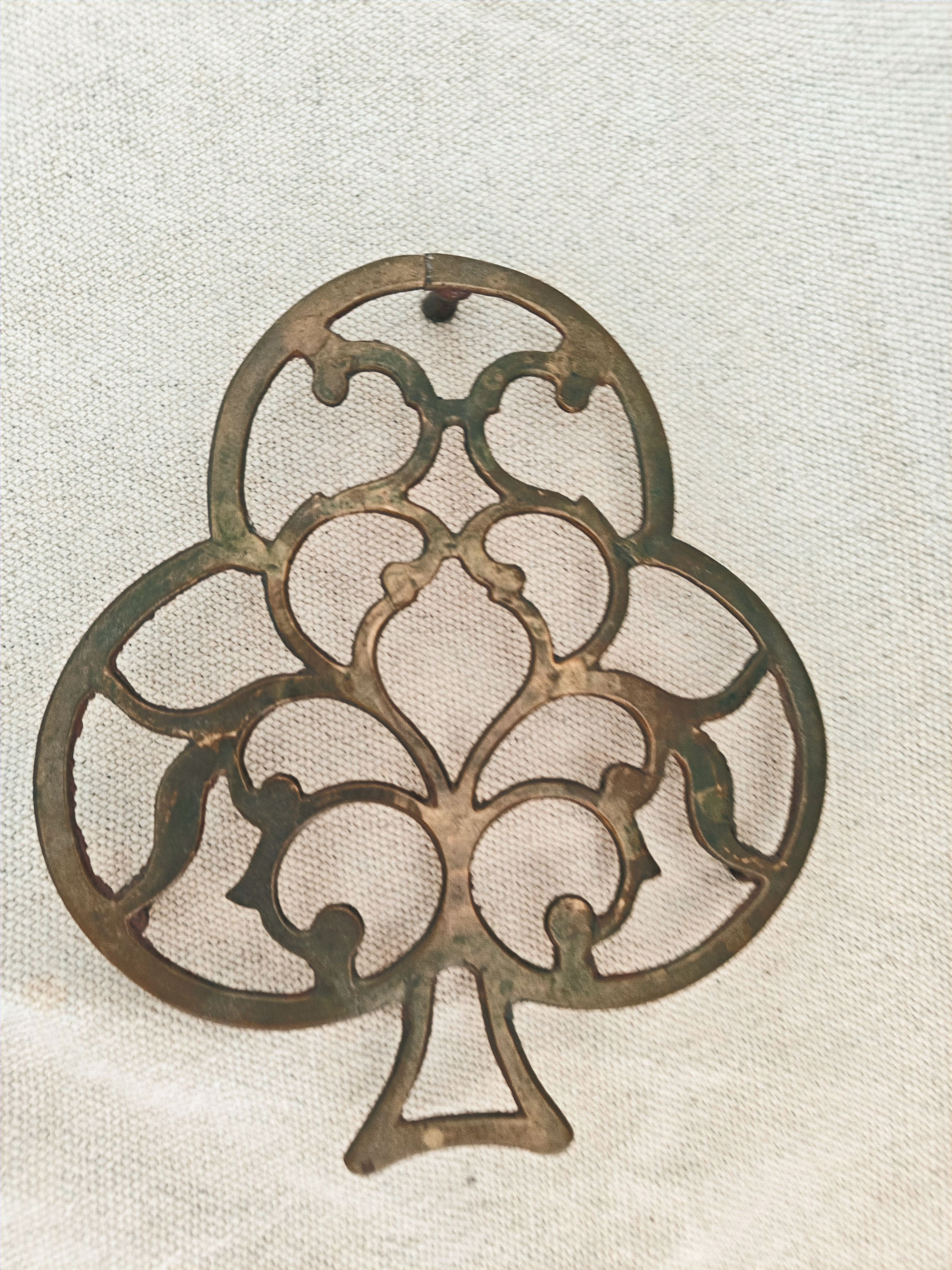 Dessous de plat vintage trèfle