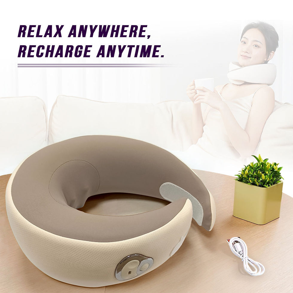 Thumbnail: Multi-Purpose Neck Massage Pillow w/Warmth
