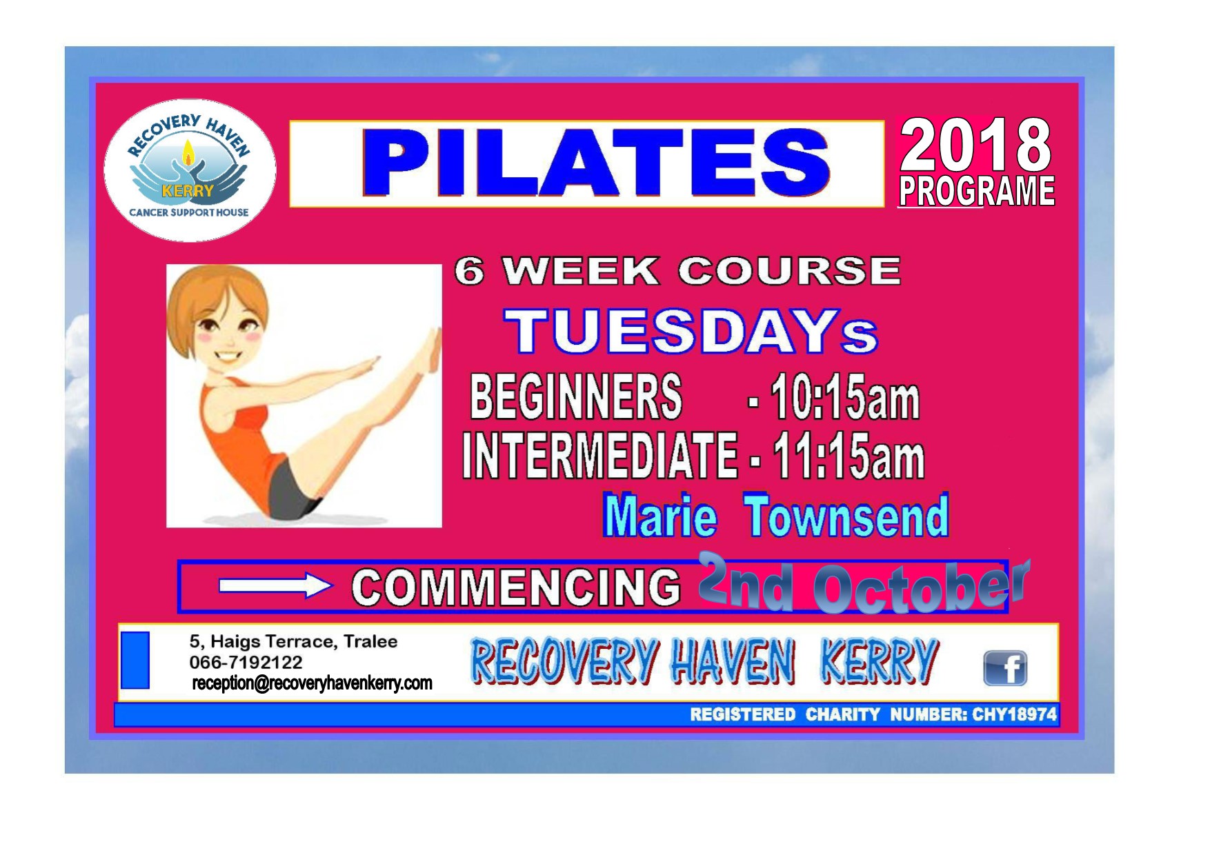 Pilates 2018 poster