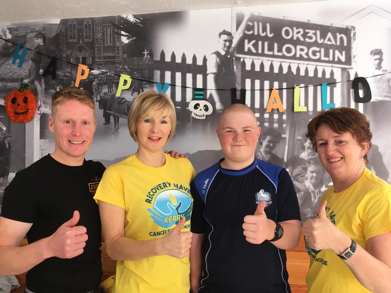 Dan O'Dwyer Shaves his head in aid of Re
