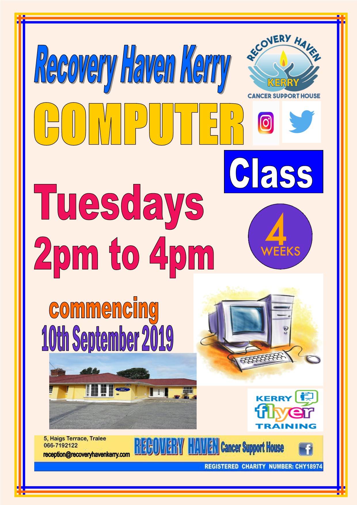 Computer class Commencing at Recovery Ha