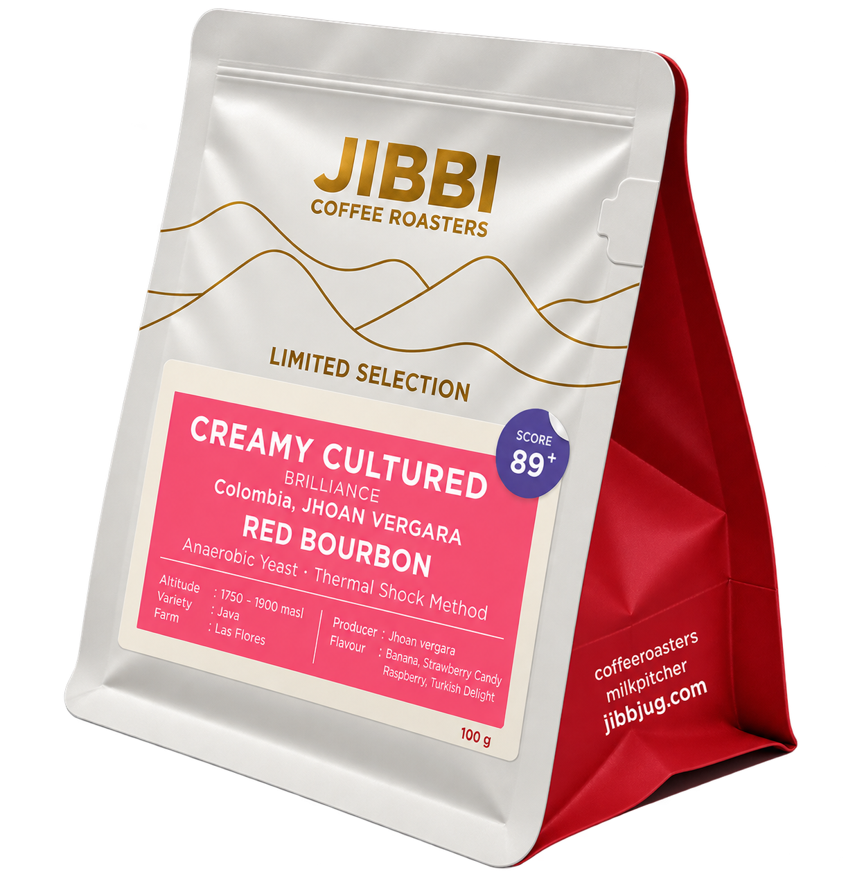 Creamy Cultured Brilliance – Red Bourbon -Las flores