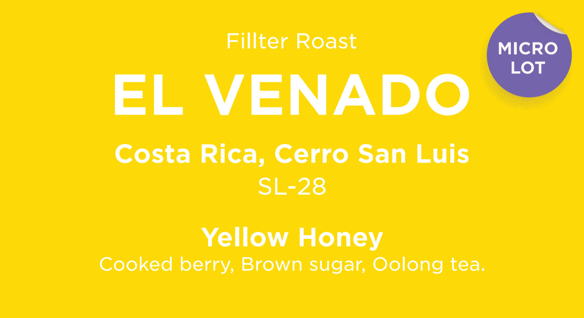 Cerro San Luis Micromill - Finca El Venado - El Plan - SL-28 - Yellow Honey