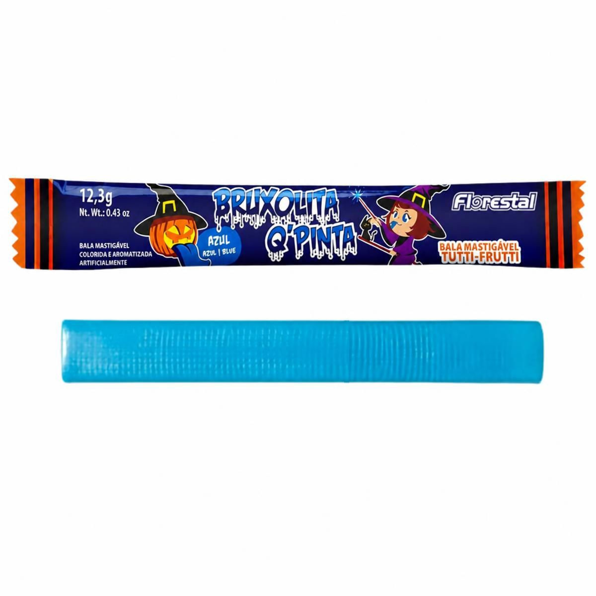 Kit 2x Bala Stick Pinta Língua Bruxolita Q-Pinta Florestal C/40